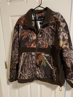 Columbia Men's Brown Camo Performance Full-Zip Jacket
